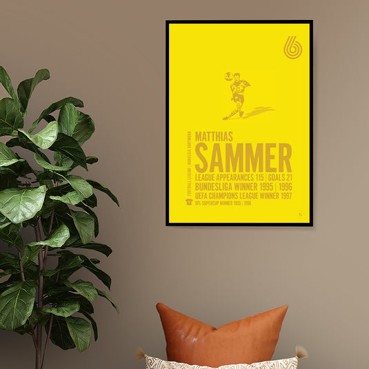 Matthias Sammer Poster - Borussia Dortmund