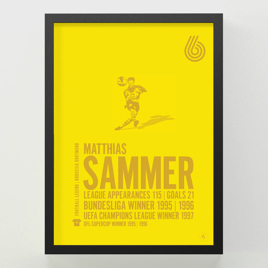 Matthias Sammer Poster - Borussia Dortmund