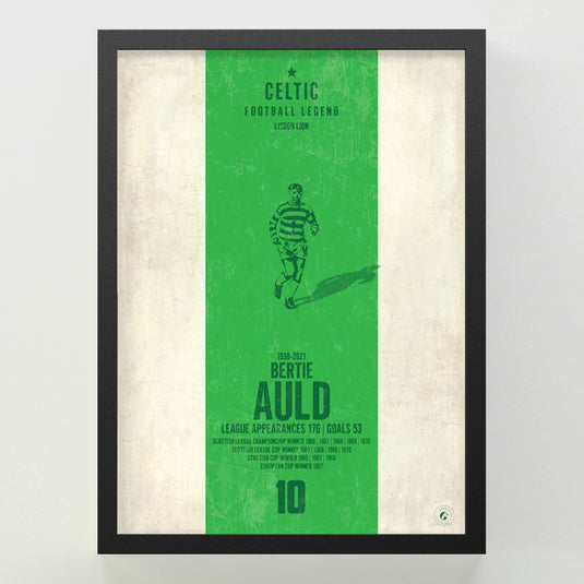 Bertie Auld Poster - Celtic