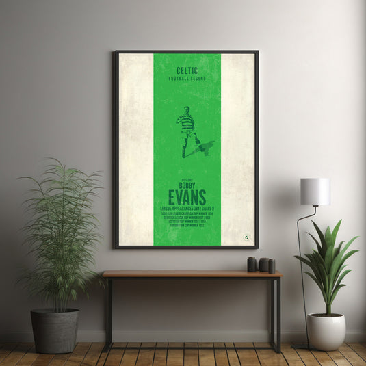 Bobby Evans Poster - Celtic