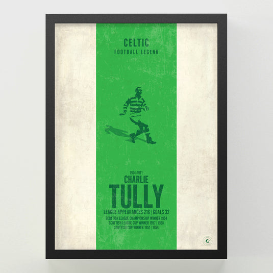 Charlie Tully Poster - Celtic