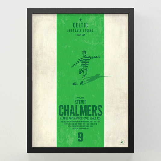 Stevie Chalmers Poster - Celtic