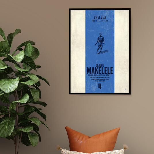 Claude Makelele Poster (Vertical Band) - Chelsea