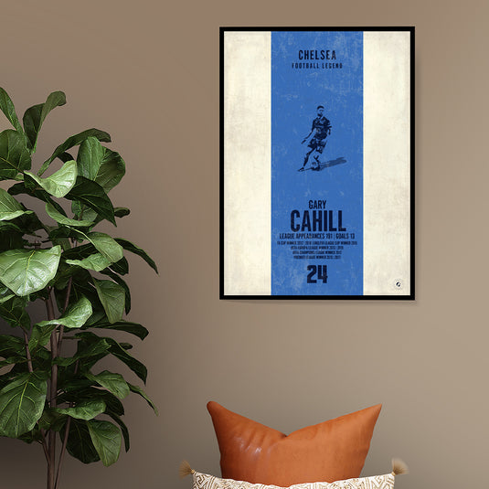 Gary Cahill Chelsea Heritage Stripes Print