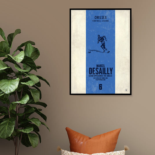 Marcel Desailly Chelsea Heritage Stripes Print