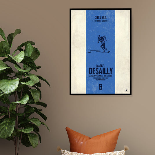 Marcel Desailly Poster (Vertical Band) - Chelsea
