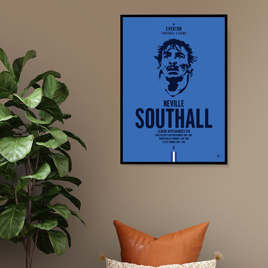 Neville Southall Head Poster - Everton