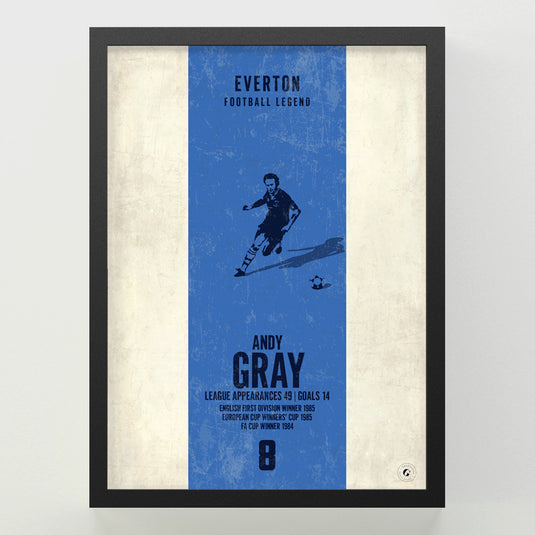 Andy Gray Poster - Everton