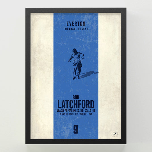 Bob Latchford Poster - Everton