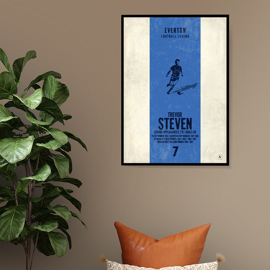 Trevor Steven Poster - Everton