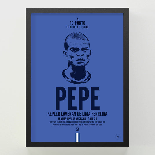 Pepe Head Poster - FC Porto