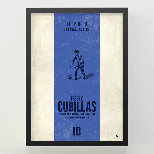 Cartel de Teófilo Cubillas (Banda Vertical)