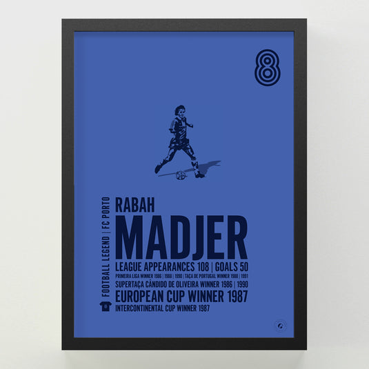 Rabah Madjer Poster