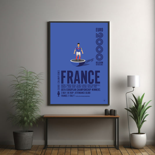 France UEFA European Championship Winners 2000 Poster