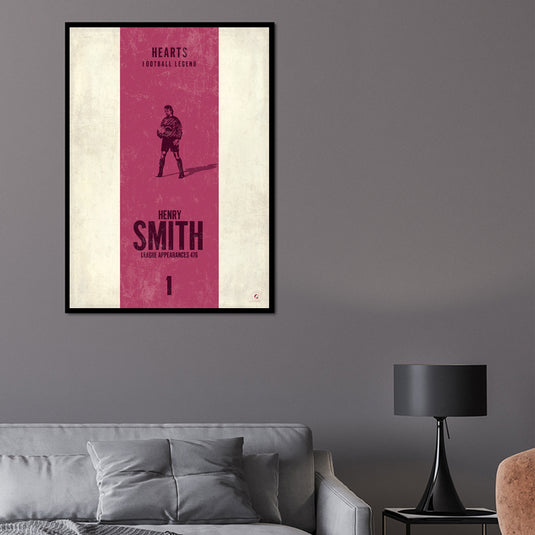 Henry Smith Heart of Midlothian Heritage Stripes Print