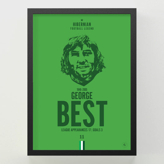 George Best Head Poster - Hibernian