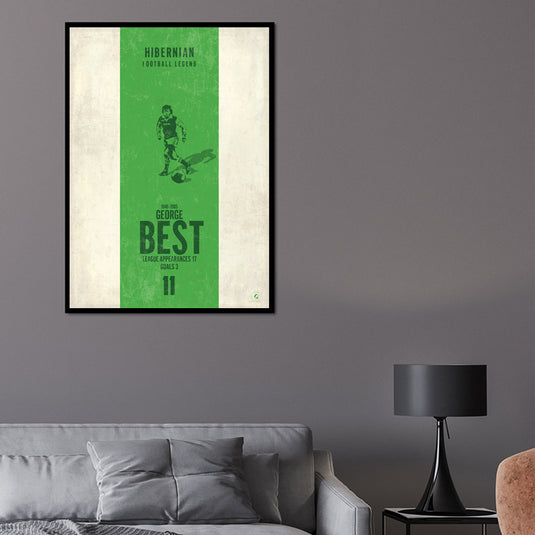 George Best Poster (Vertical Band)