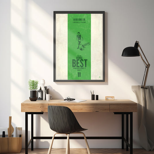 George Best Poster (Vertical Band)