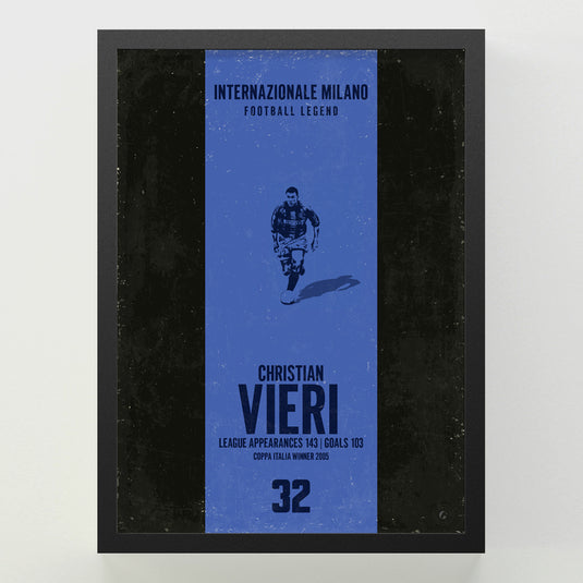 Christian Vieri Poster - Inter Milan