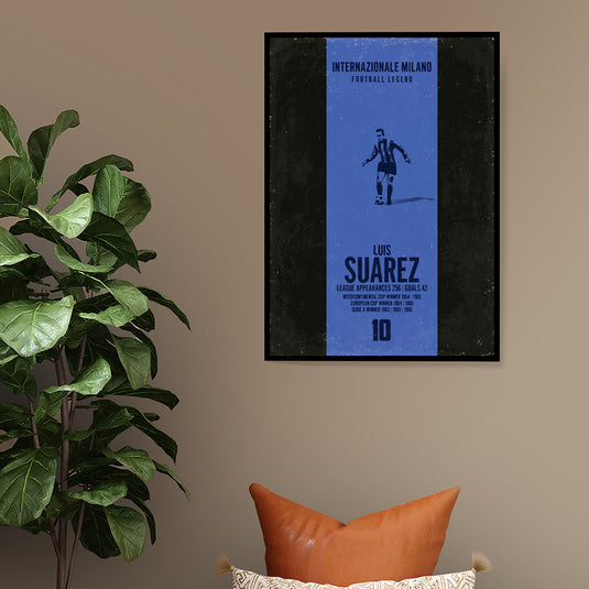 Luis Suarez Poster (Vertical Band) - Inter Milan
