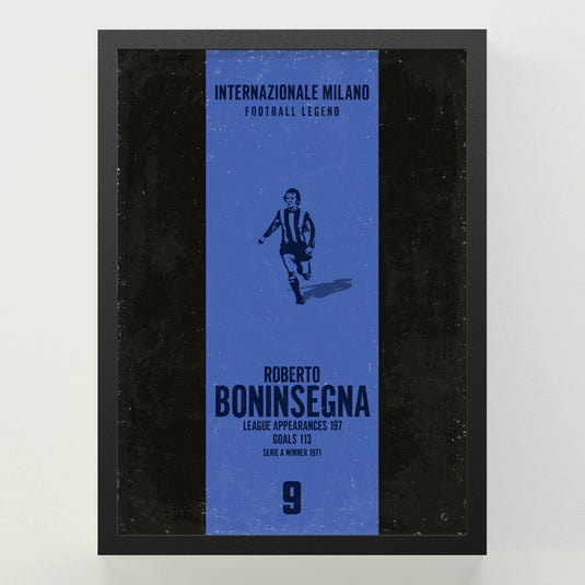 Roberto Boninsegna Poster - Inter Milan