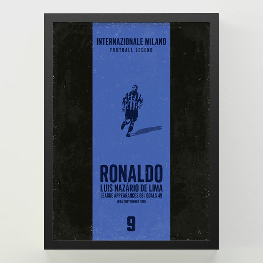 Ronaldo Nazario Poster - Inter Milan