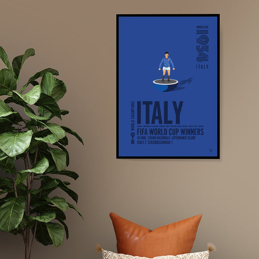 Italy 1934 FIFA World Cup Winners Poster