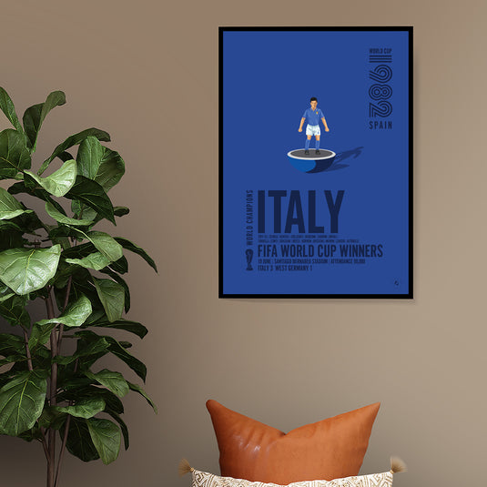 Italy 1982 FIFA World Cup Winners Poster