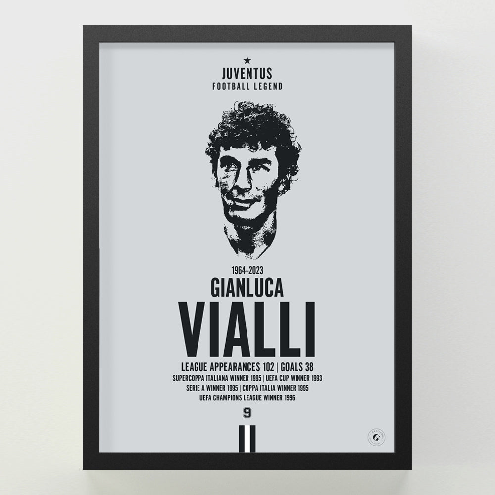 Gianluca Vialli Head Poster - Juventus