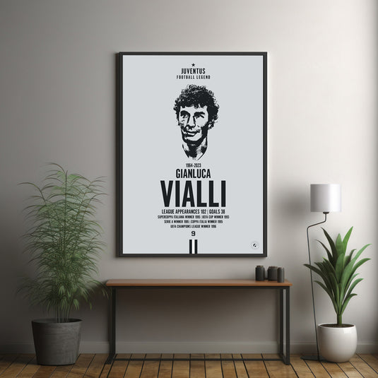 Gianluca Vialli Head Poster - Juventus