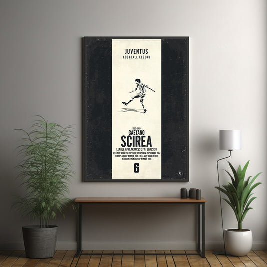 Affiche Gaetano Scirea (bande verticale)