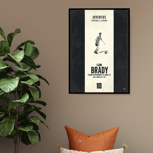 Liam Brady Poster (Vertical Band)