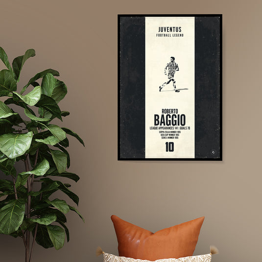 Affiche Roberto Baggio (bande verticale)