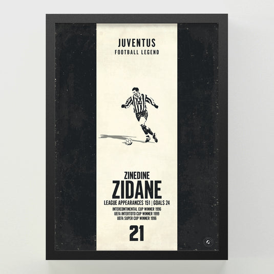 Zinedine Zidane Poster - Juventus