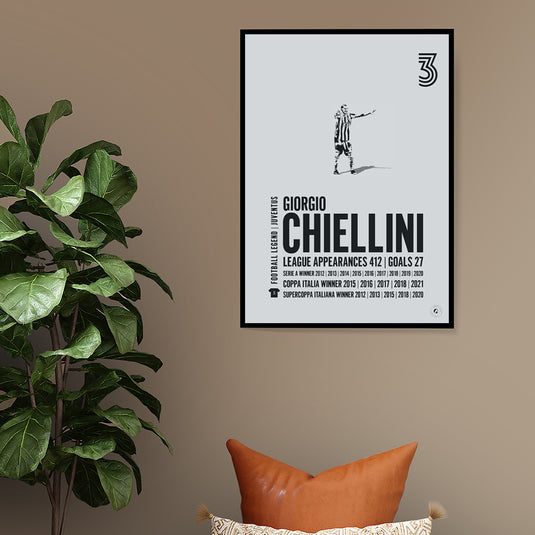 Giorgio Chiellini Juventus Legend Print