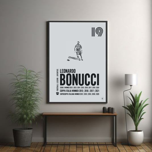 Leonardo Bonucci Juventus Legend Print