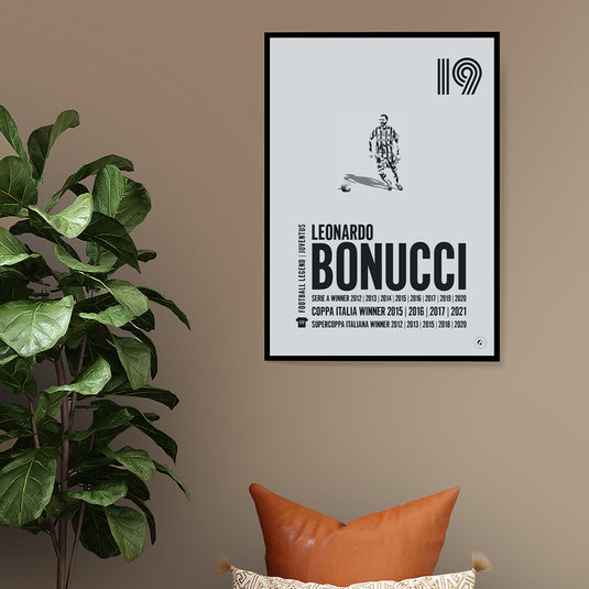 Leonardo Bonucci Juventus Legend Print