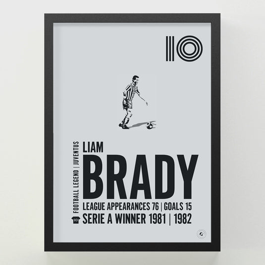 Liam Brady Poster - Juventus