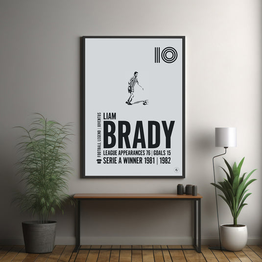 Liam Brady Poster - Juventus