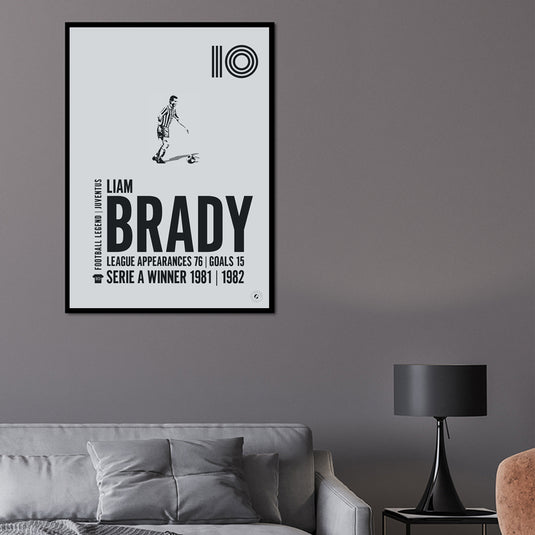 Liam Brady Poster - Juventus