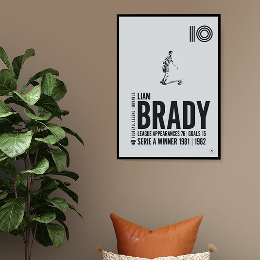 Liam Brady Poster - Juventus