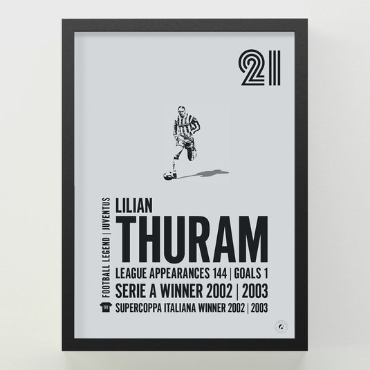 Lilian Thuram Poster - Juventus