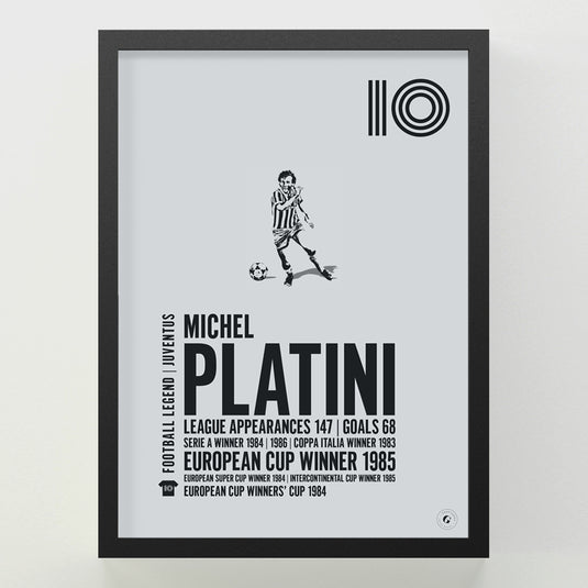 Michel Platini Poster - Juventus
