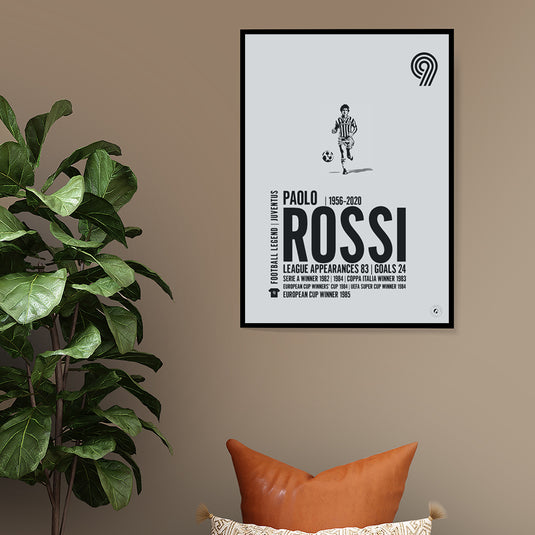 Paolo Rossi Juventus Legend Print