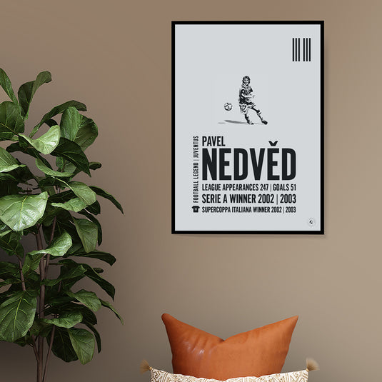 Póster Pavel Nedved - Juventus