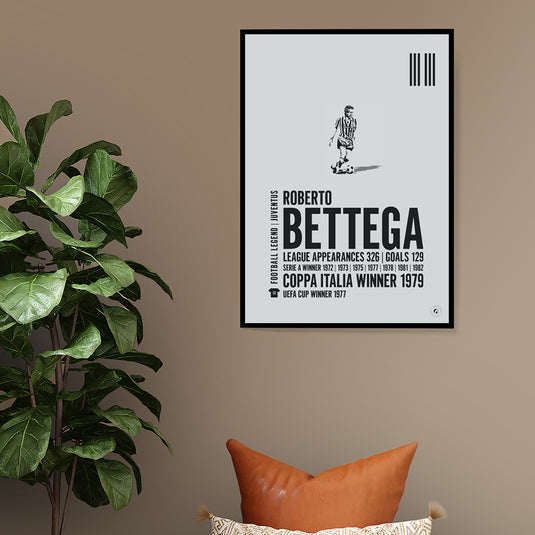 Roberto Bettega Juventus Legend Print