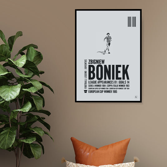 Zbigniew Boniek Poster - Juventus