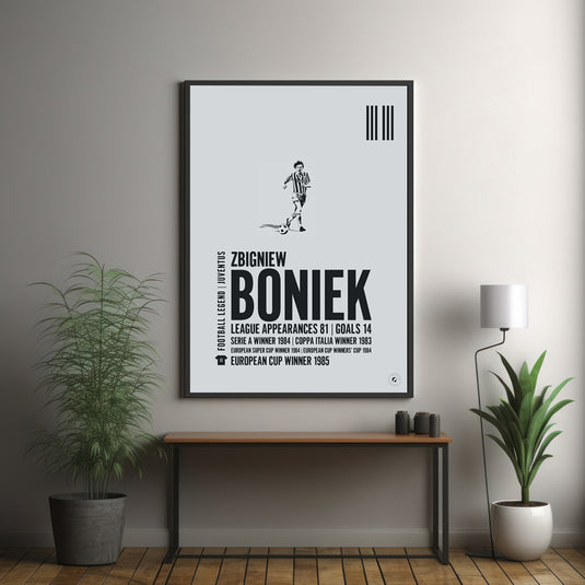 Zbigniew Boniek Poster - Juventus