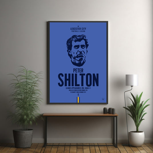 Póster de la cabeza de Peter Shilton - Leicester City