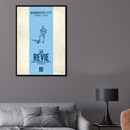Póster Don Revie (Banda vertical) - Manchester City